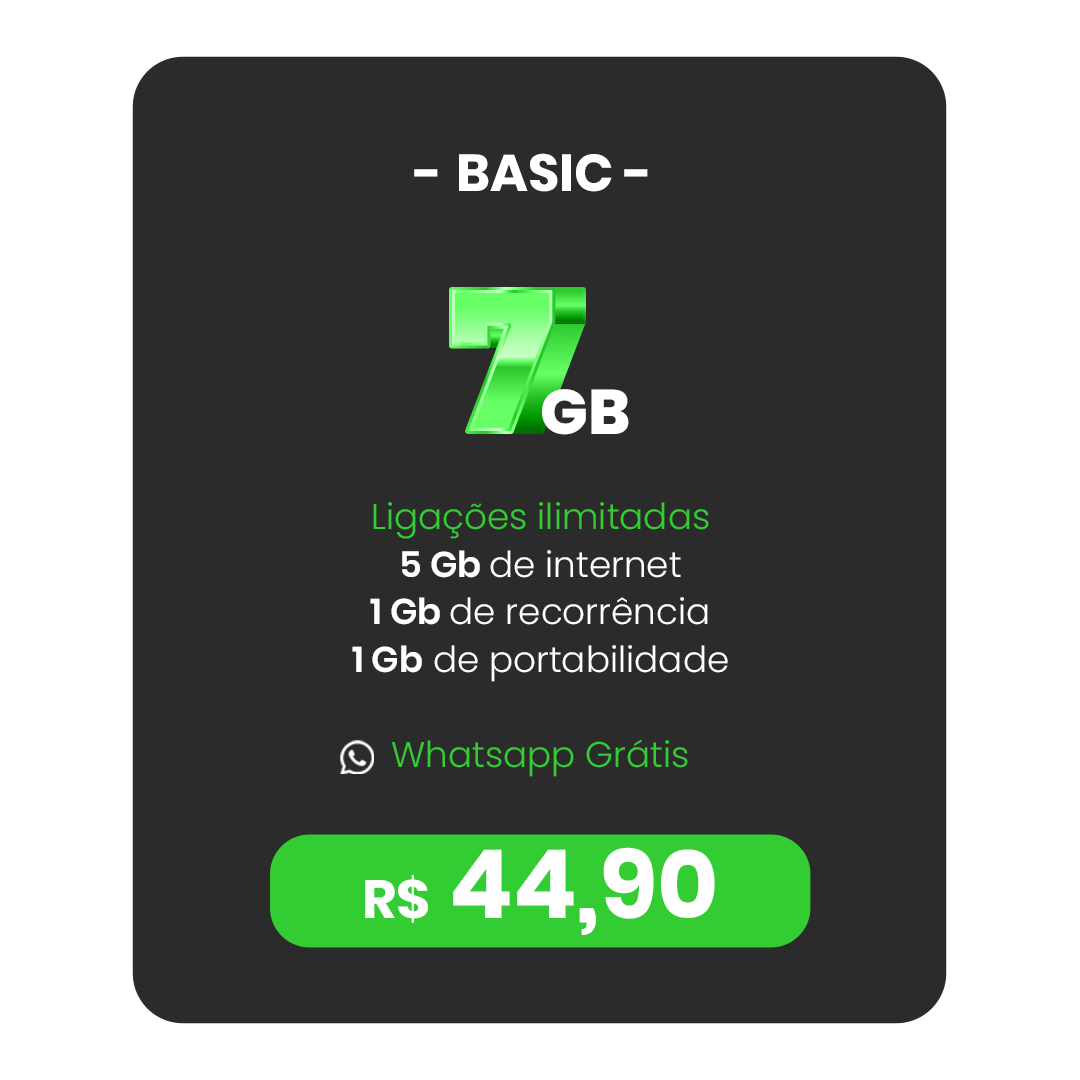 PLANO BASIC 7GB