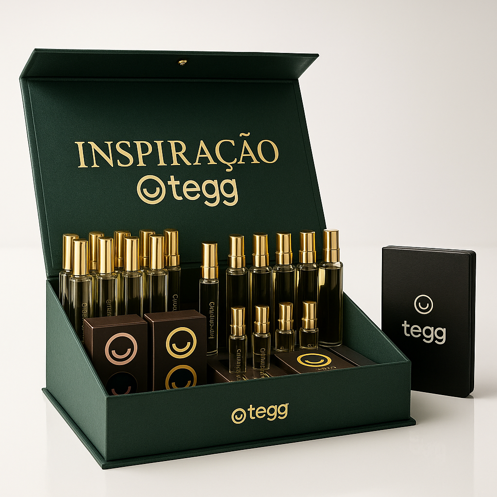 KIT de Perfumes - Inspiração Tegg | 10 UNIDADES | ADESÃO